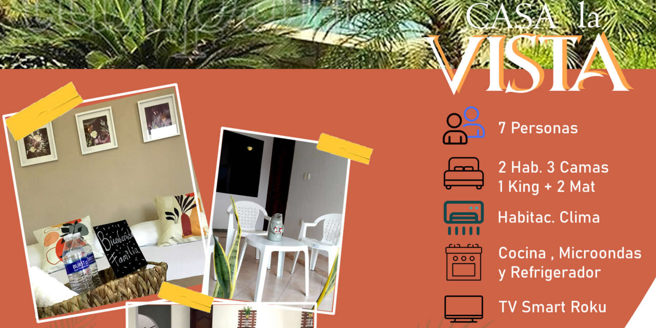 Hospedaje Aldana – Casa LA VISTA zona verde
